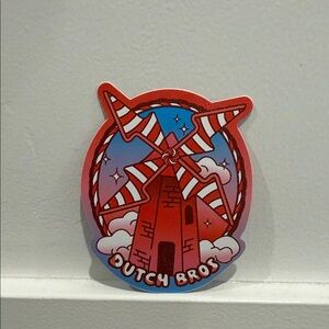 Dutch Bros Windmill Sticker